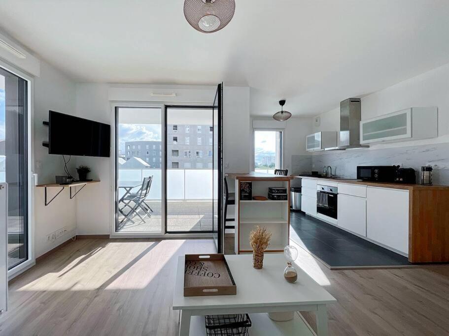 Perle De Baud - Centre - Luxueux - Fitness Apartment แรนส์ ภายนอก รูปภาพ